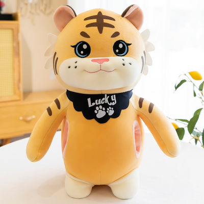 OEM Compacte het Naaien Pluche Stof Gevuld Tiger Toy