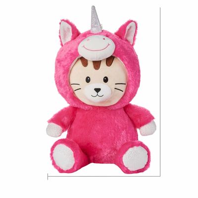 20cm het Korte Speelgoed van Plucheunicorn costume cat stuffed animal