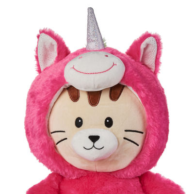 20cm het Korte Speelgoed van Plucheunicorn costume cat stuffed animal