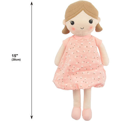 ASTM die van de de Meisjespluche van het Rokbeeldverhaal Doll 38cm dragen