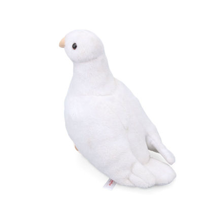 OEM Innovatieve Witte Duif Toy With Polypropylene Cotton Filling