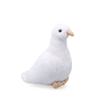 OEM Innovatieve Witte Duif Toy With Polypropylene Cotton Filling