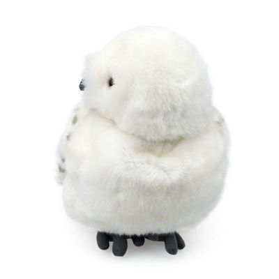 EN71 machine Wasbaar Hoofd Draaibaar Wit Owl Plush Toy