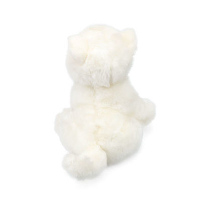 EN71 20cm Wit Hond Gevuld Toy For Baby Soothing