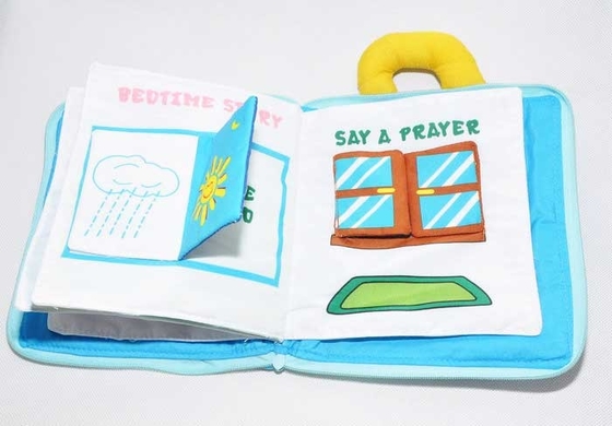 Boeken 20x25cm van het pluche 3D Vroege Onderwijs voor Baby