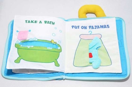 Boeken 20x25cm van het pluche 3D Vroege Onderwijs voor Baby