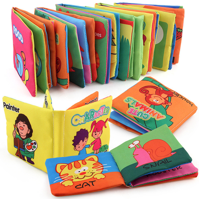 Boeken 20x25cm van het pluche 3D Vroege Onderwijs voor Baby