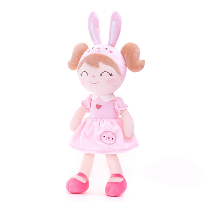 Mooi Meisje die Anime-Katoenen van het Pluchespeelgoed pp Vuller 25cm voor Giften kleden