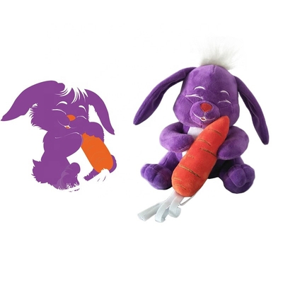Certificatie van Kawaii de Pluche Gevulde Bunny Toy With EN71