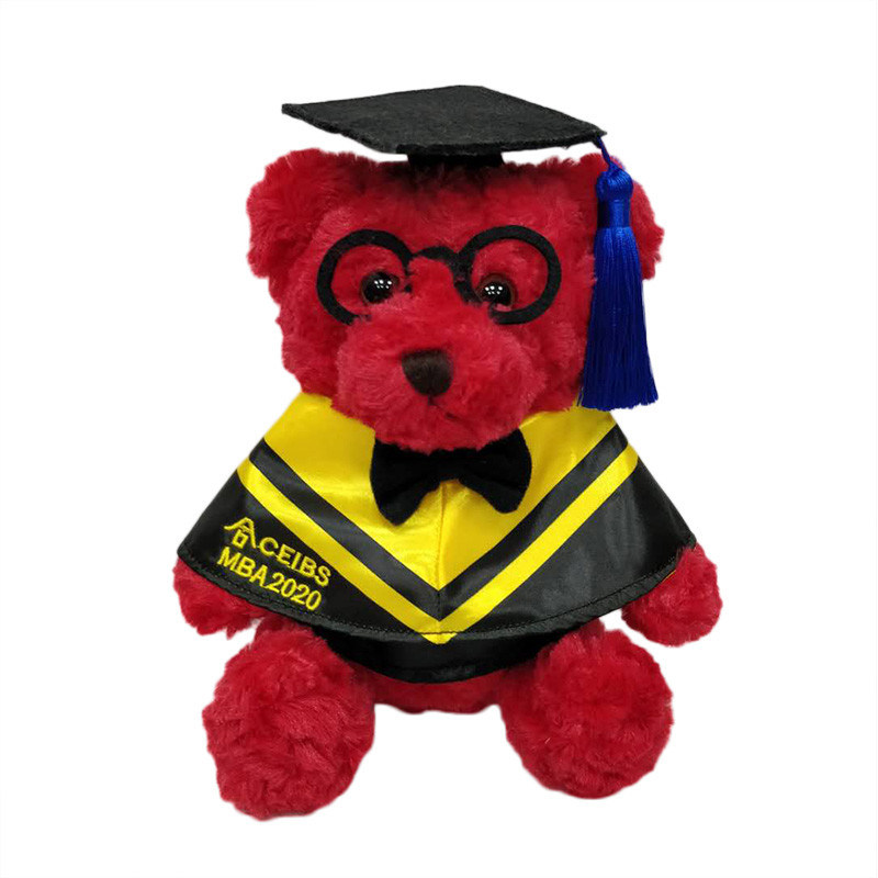 De zachte Conforme Rode Doctorial-Kinderen van Hoedenteddy bear plush toys for