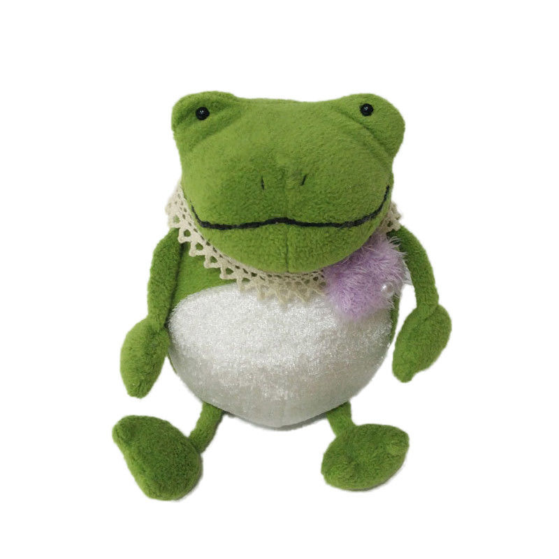Het groene Speelgoed van de de Babypluche van Animal Plush Toys van de Kikkerprins voor Huisdecoratie