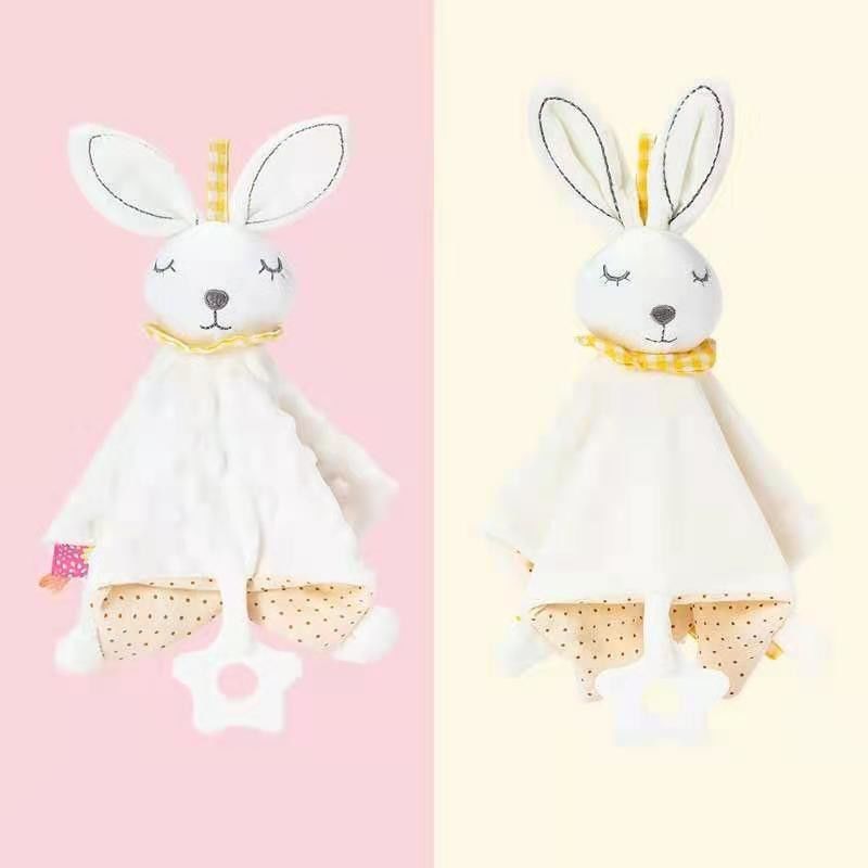 Het troosten Handdoeken van de het Speeksel de Zachte Pluche van Toy For Chew Sleeping Baby van de Babypluche