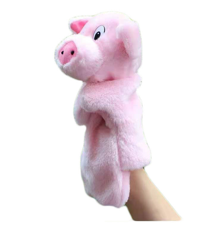 25cm*15cm Roze van het de Pluchespeelgoed van de Varkensmarionet het Verhaalsteunen voor het Kind van de Familieouder
