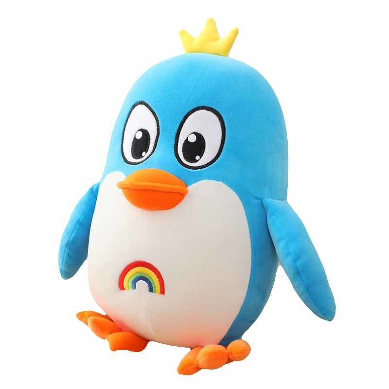 OEM Pluche Toy For Home Decoration van de Hand de Wasbare 20cm Roze Pinguïn