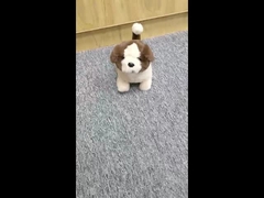 Electric plush toy dog can bark and walk cute dog doll