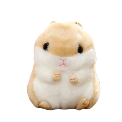 Chubby Hamster Plush Keychain Bag-TegenhangerVerjaardagsgeschenk Mini Plush Doll