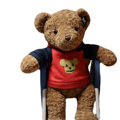 18cm 200g Nigger kleedde Bruin Rose Velvet Teddy Bear Plush Doll Leuk Snoezig Stuk speelgoed
