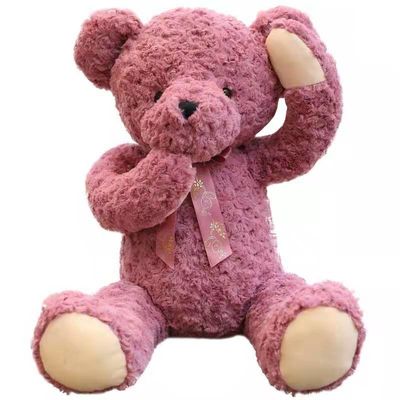 Schuw Teddy Bear Plush Toys Small Leuk het Voddendoll 85cm van Rose Red Girl Sleep Cuddle