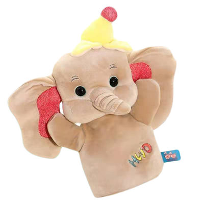 Doll van de olifantshandschoen het de Pluchespeelgoed van de Pluchehandpop kalmeert Baby aan Slaap